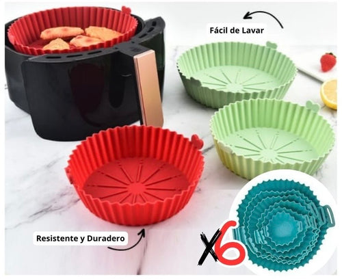 MOLDES PARA FREIDORA DE AIRE X6