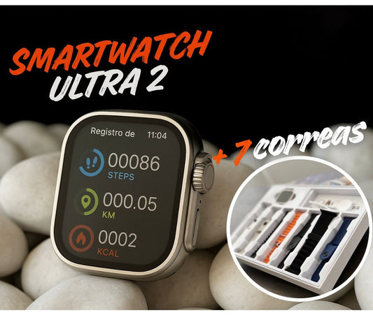 SMARTWATCH ULTRA 2 + 7 CORREAS